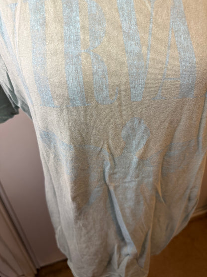Amber Moon Revival: 100% Cotton Green Nirvana Tee