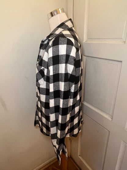 Amber Moon Revival: Buffalo Plaid Lined Shacket