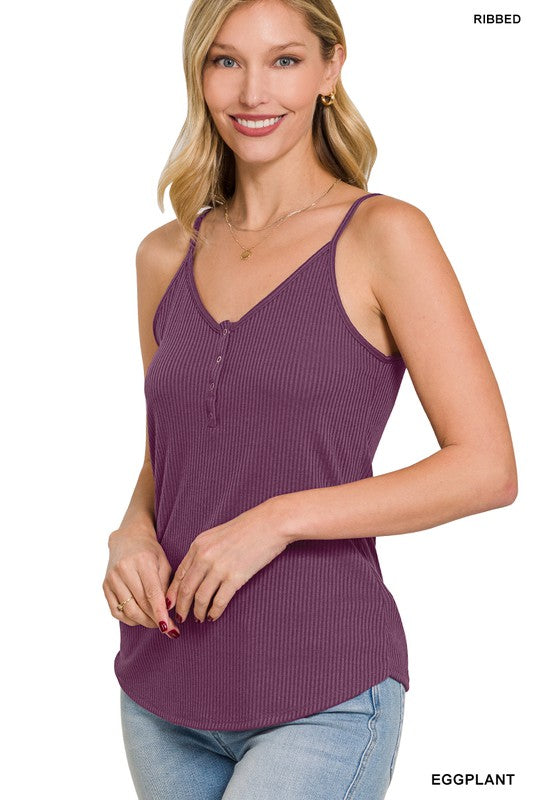 Amber Moon Basics: Half Button Cami
