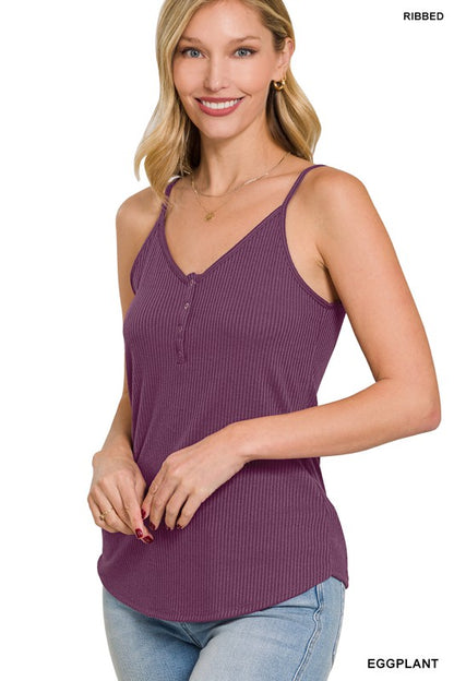 Amber Moon Basics: Half Button Cami