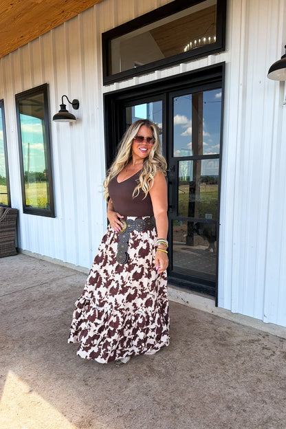 PREORDER: Wander West Maxi Skirt