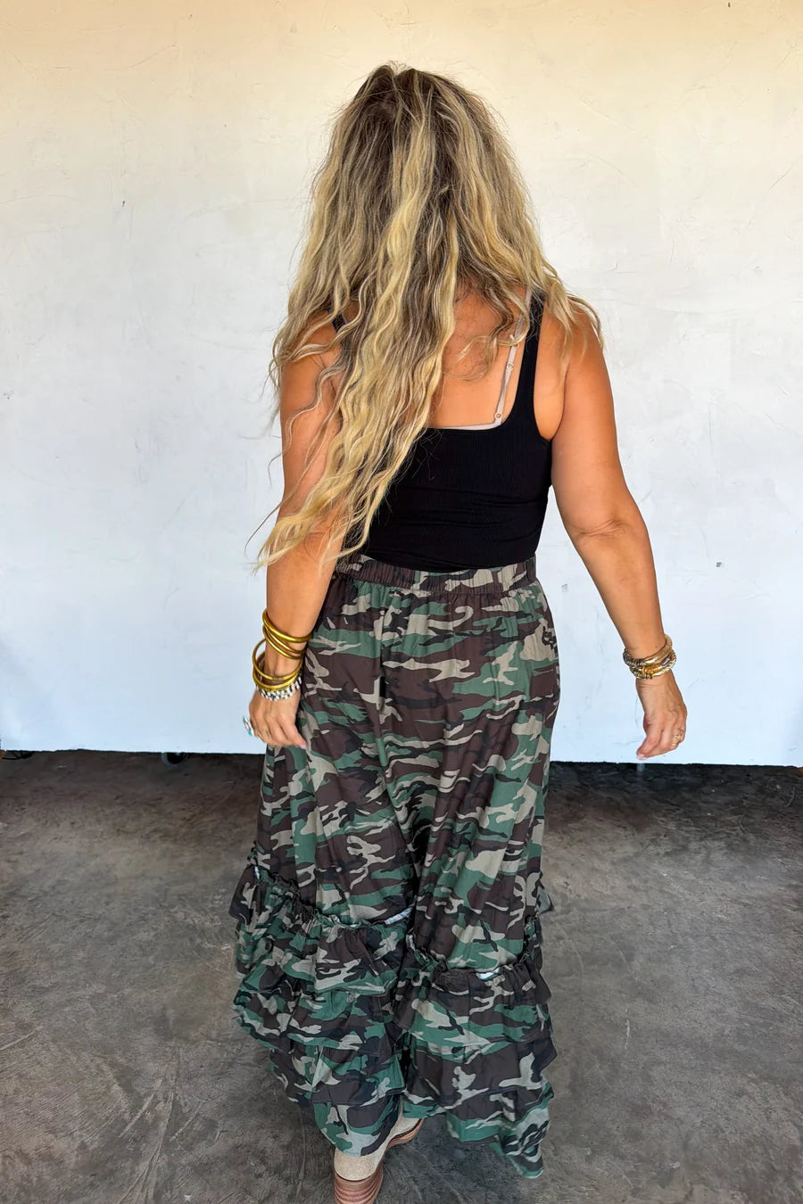 PREORDER: Hidden Gem Camo Maxi Skirt