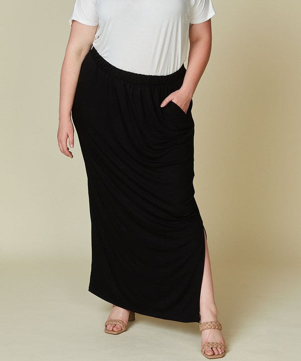 Plus - Organic Bamboo Maxi Skirt