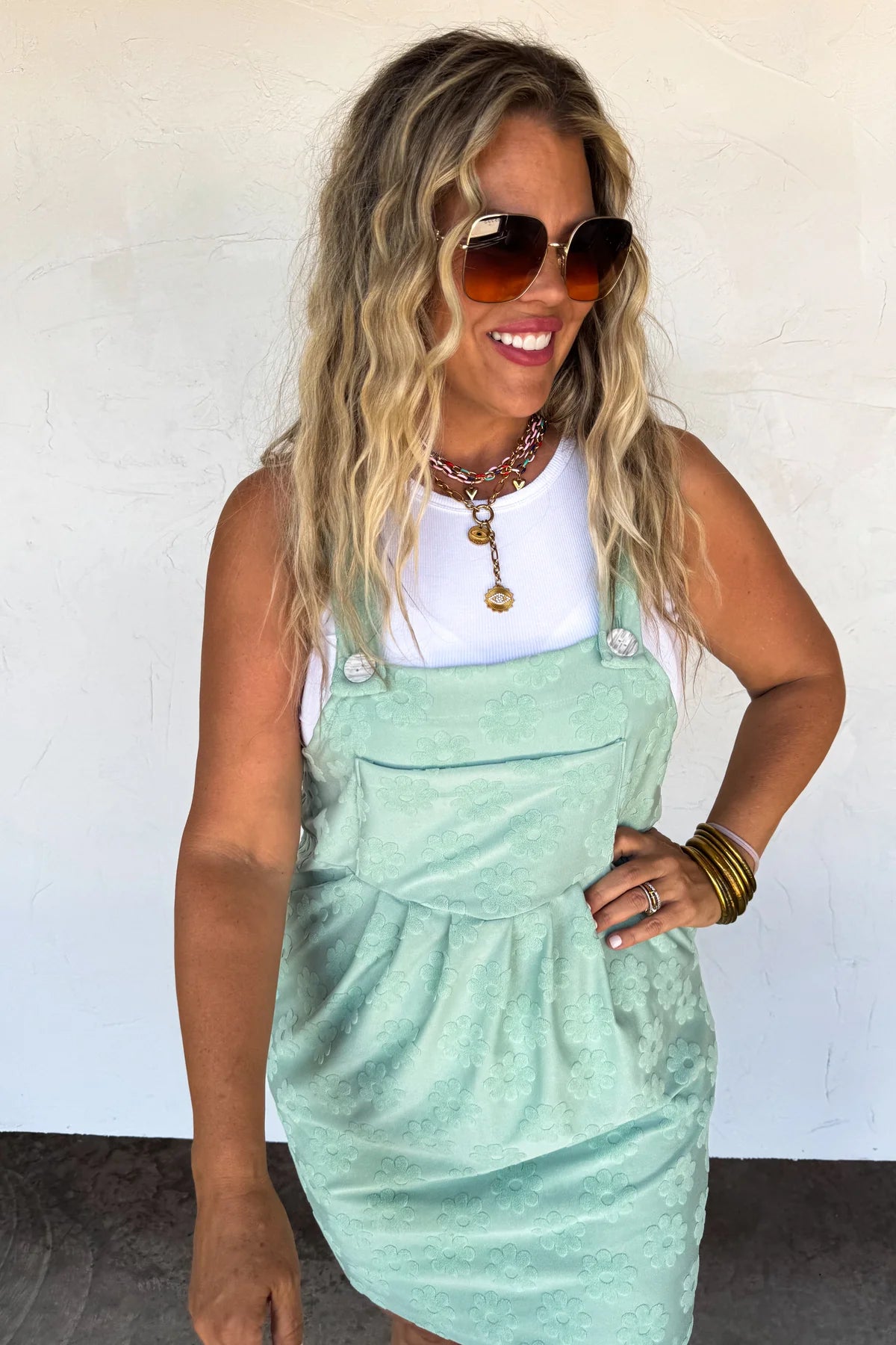 CLOSED PREORDER: Sunshine & Daisies Overall Dress