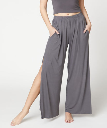 Organic Bamboo Split Leg Pants