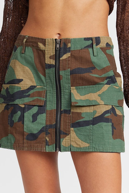 Camo Zippered Mini