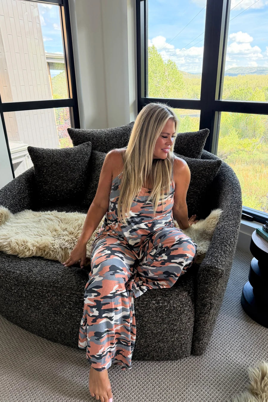PREORDER: Camo Delilah Pants Set