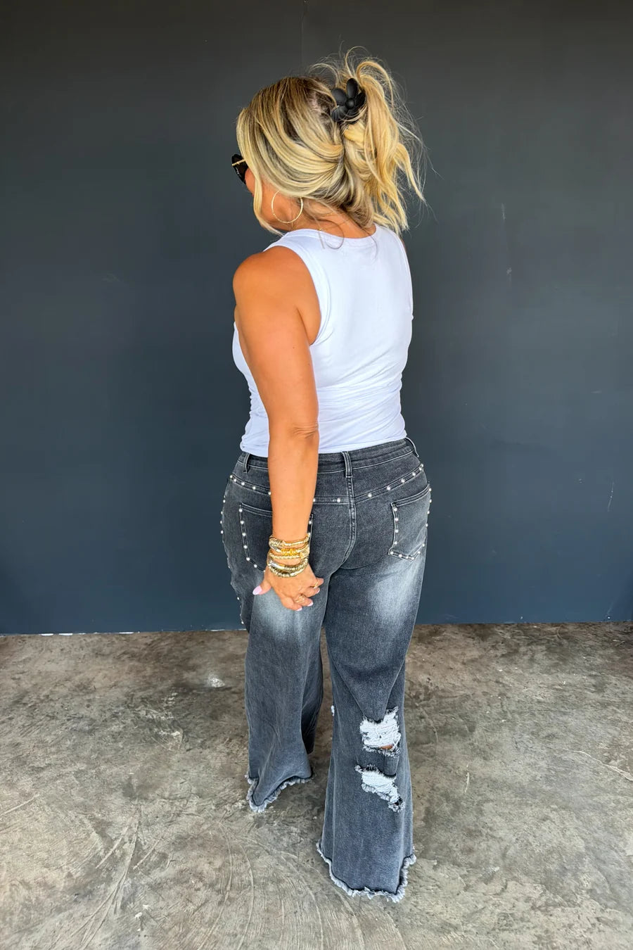 PREORDER: Off the Grid Studded Jeans