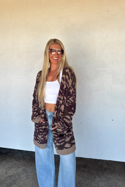 Preorder: Camo Cloud Cardigan