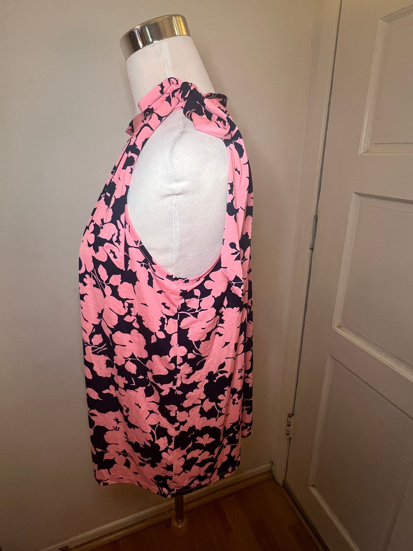 Amber Moon Revival: Floral Halter Tank