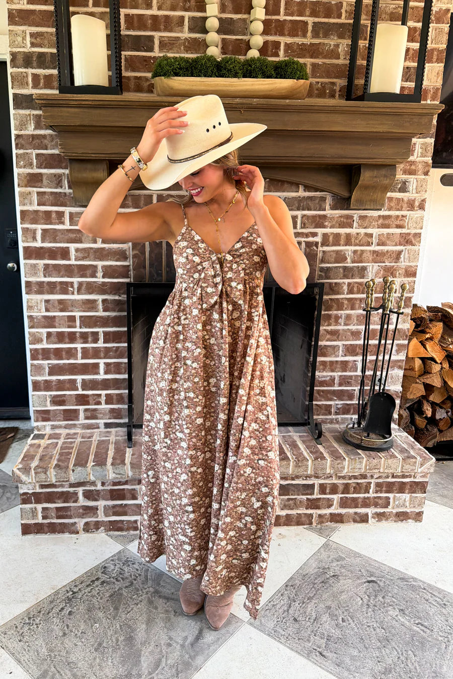 PREORDER: Western Charm Maxi Dress