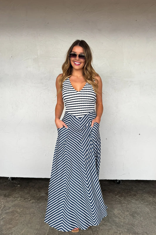 PREORDER: Spring Luciana Stripe Dress