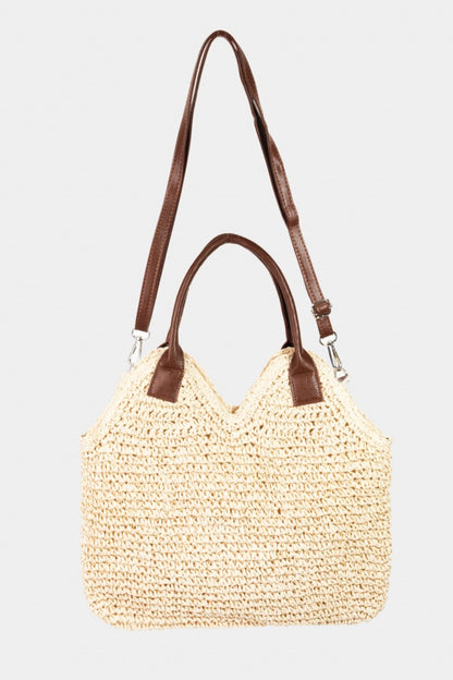 Mia Crossbody Straw Bag