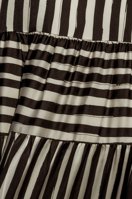 Striped Halter Maxi