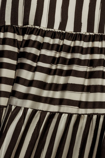 Striped Halter Maxi