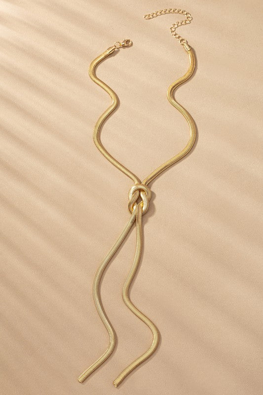 Snake Knot Necklace