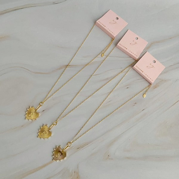 Initial Heart Necklace