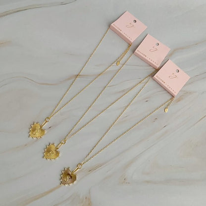 Initial Heart Necklace