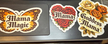 Amber Moon Boutique Mama Rose Heart Sticker