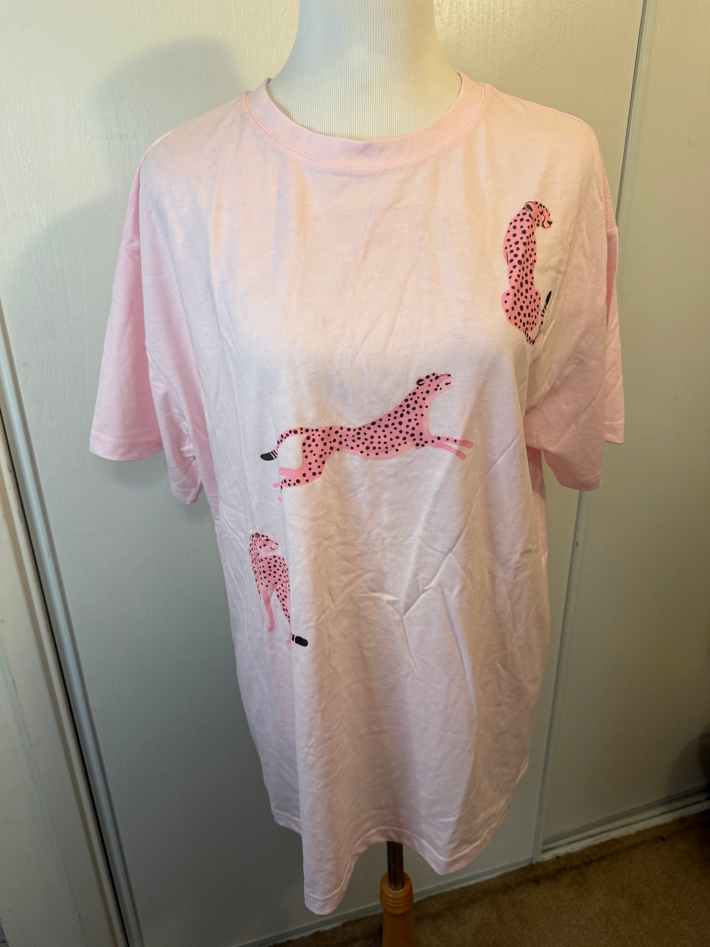 Amber Moon Revival: Pink Cheetah Tee