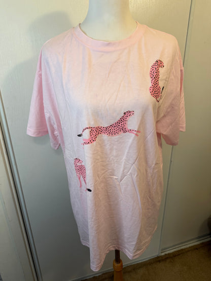 Amber Moon Revival: Pink Cheetah Tee