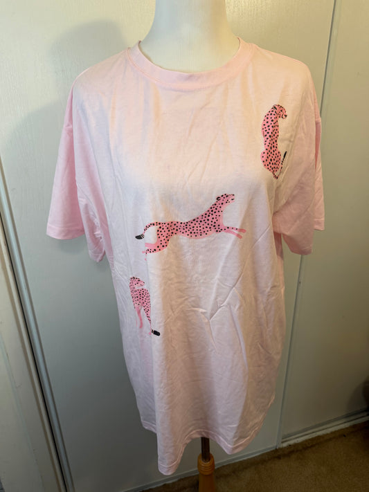 Amber Moon Revival: Pink Cheetah Tee