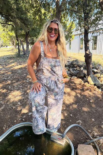 PREORDER: Free Range Camo Overalls - 100% Cotton