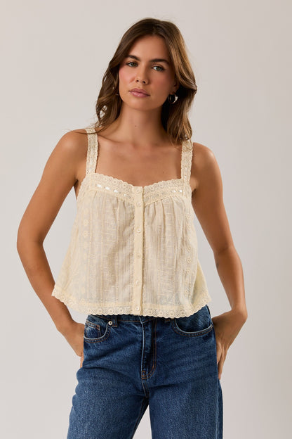 Yellow Dainty Top