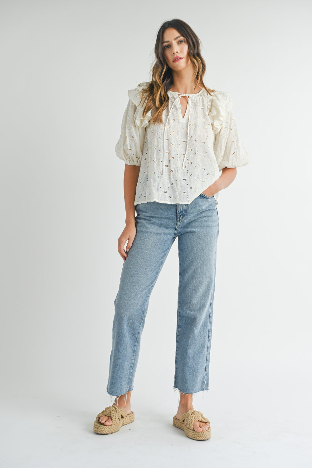 Mable Eyelet Blouse