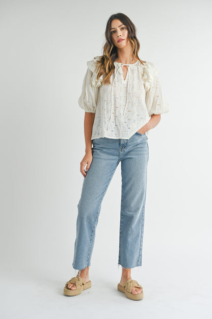 Mable Eyelet Blouse