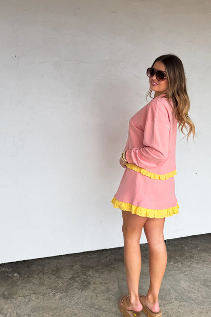 PREORDER: Spring Flower Skirt Set