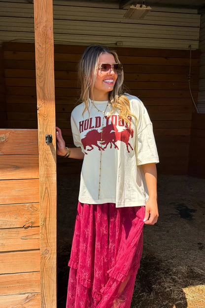 PREORDER: Autumn Blooming Maxi Skirt