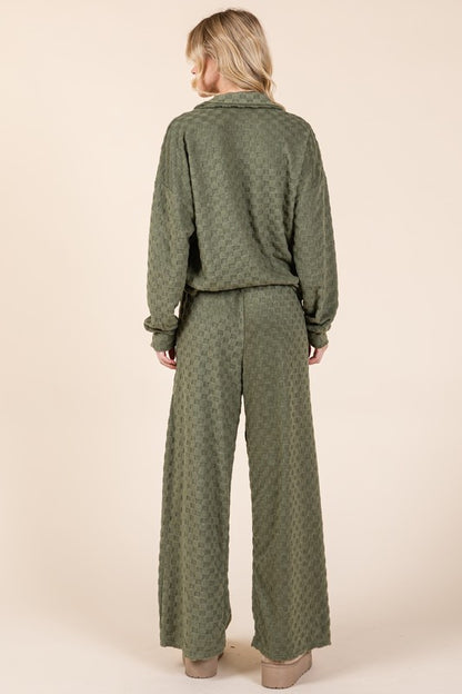 Green Checkered Pants  *Wear as a set