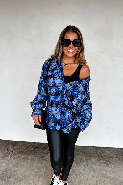 PREORDER: Juniper Bleached Plaid Top