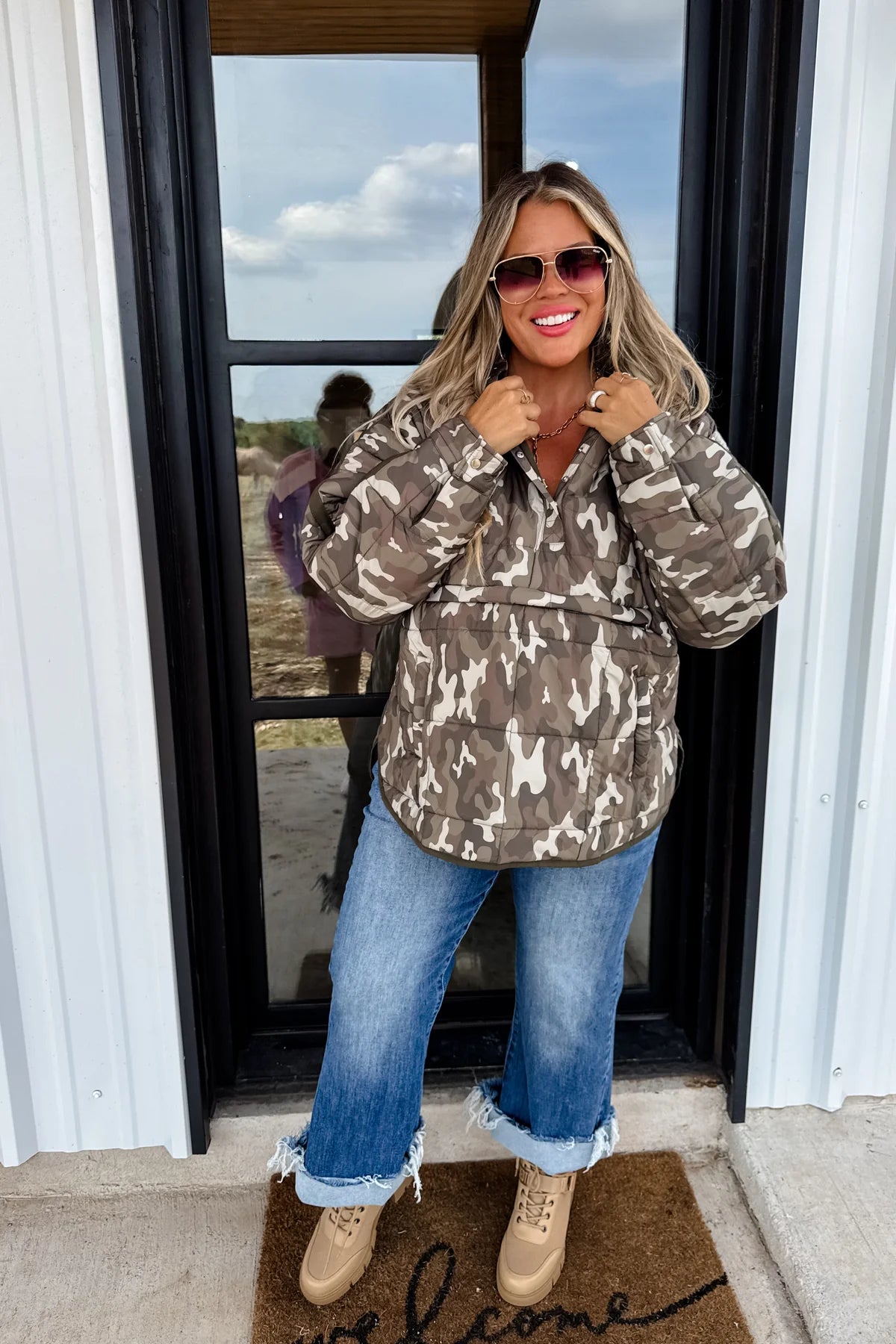 PREORDER: Printed Peyton Puffer Jacket