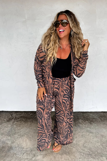 PREORDER: Zebra Reese Cardigan