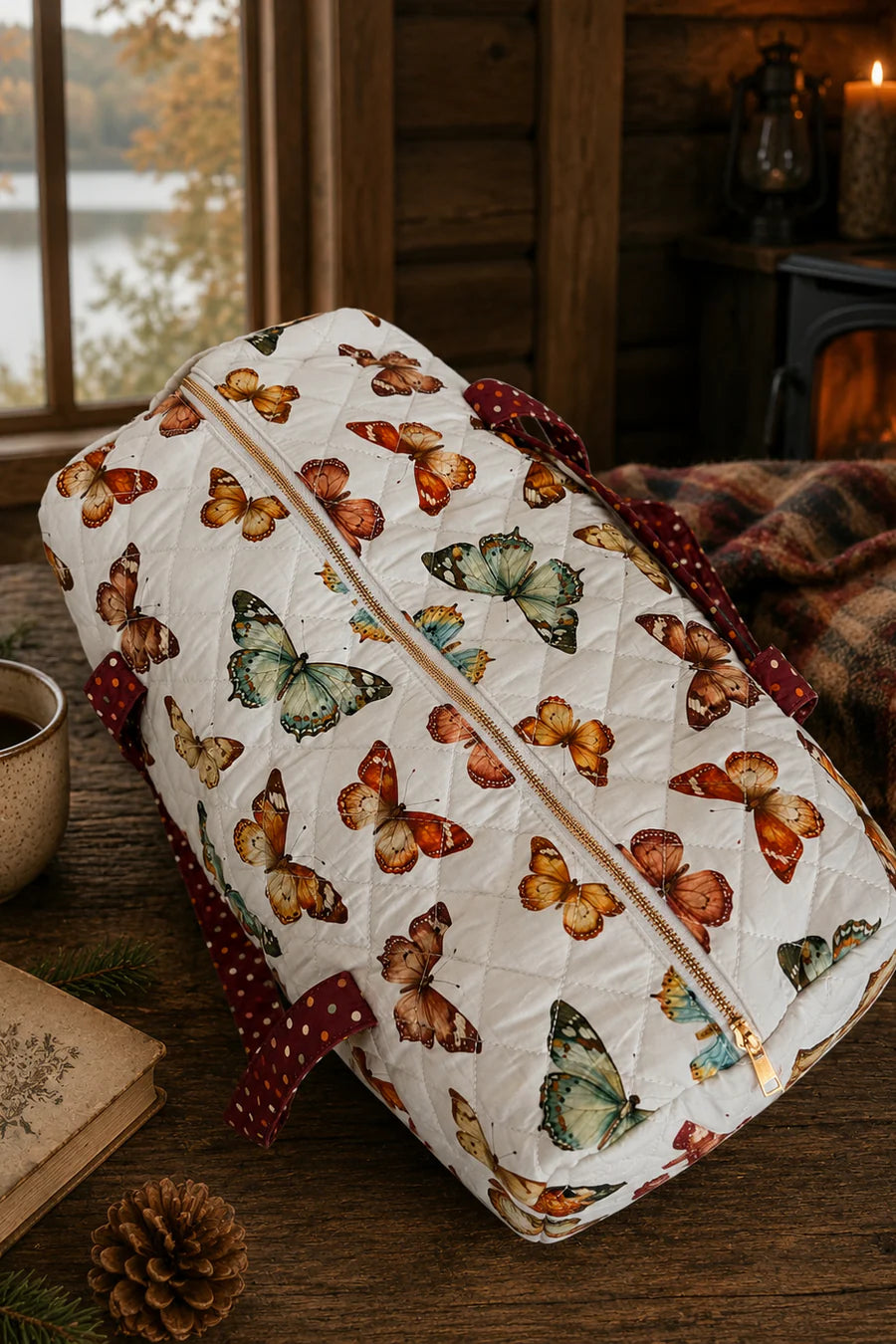 PREORDER: Butterfly Weekender Duffle Bag