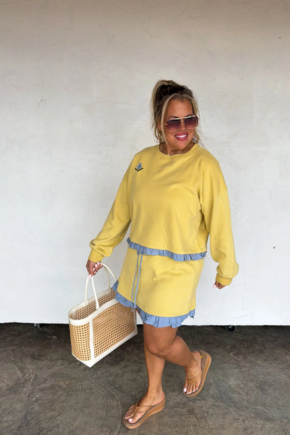 PREORDER: Spring Flower Skirt Set