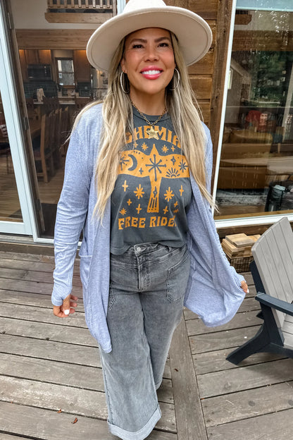 PREORDER: Grey Clover Front Pocket Jeans