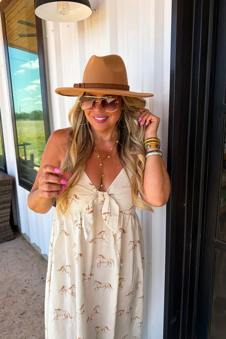 PREORDER: Western Charm Maxi Dress