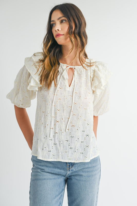 Mable Eyelet Blouse
