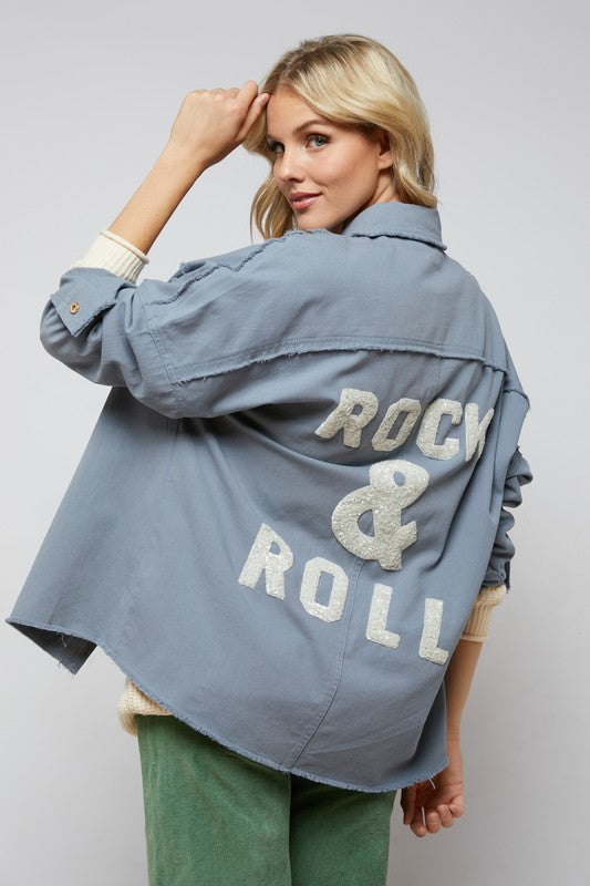 RESTOCKED! Rock & Roll Shacket