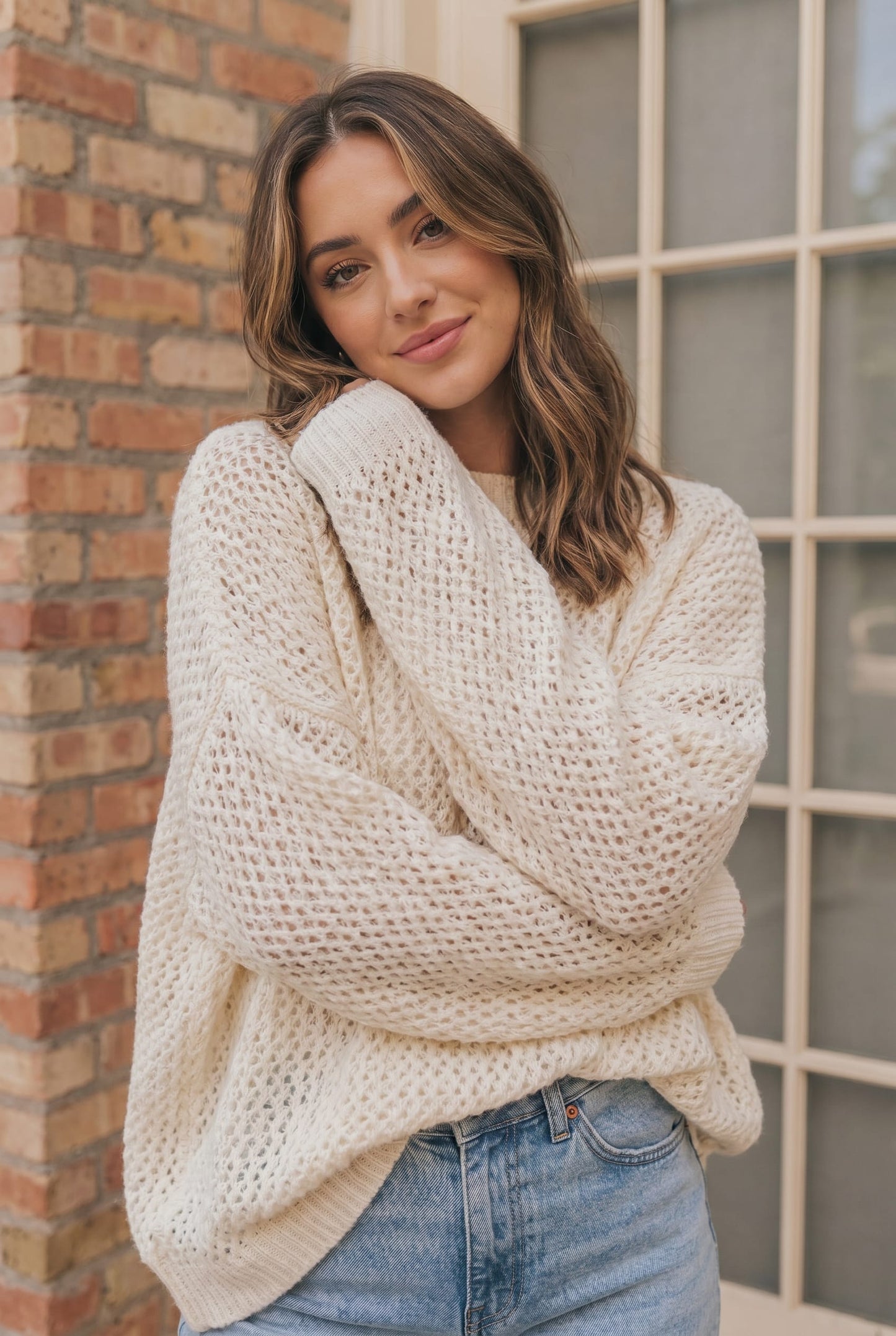 Coastal Breeze Cotton Sweater