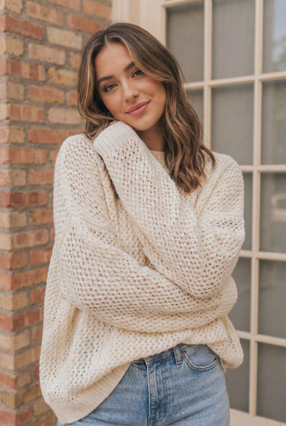 Coastal Breeze Cotton Sweater