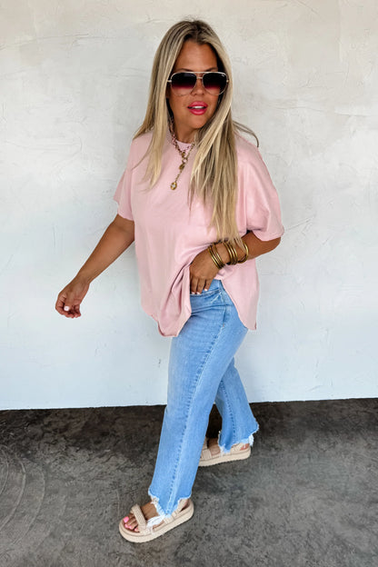 Basics: Joey Washed Cotton Boyfriend Tee