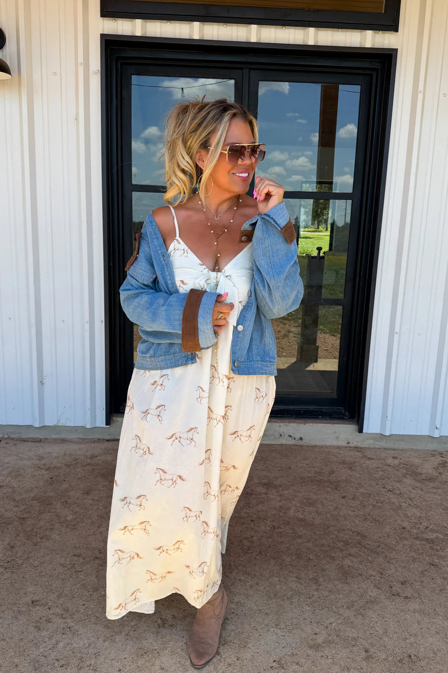 PREORDER: Western Charm Maxi Dress
