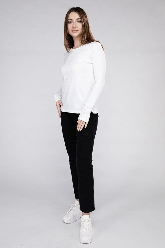 Amber Moon Basics: Long Sleeve Crew