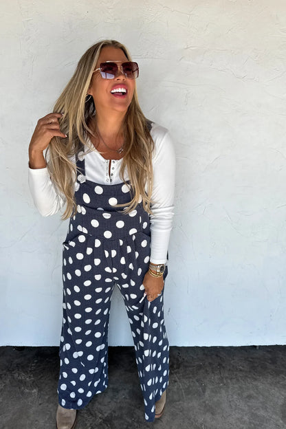 PREORDER: Polka Dot Overalls
