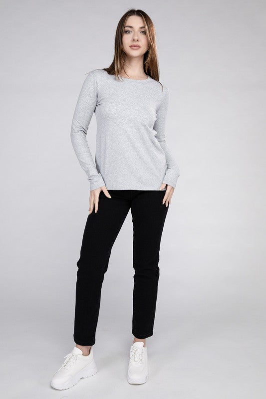 Amber Moon Basics: Long Sleeve Crew