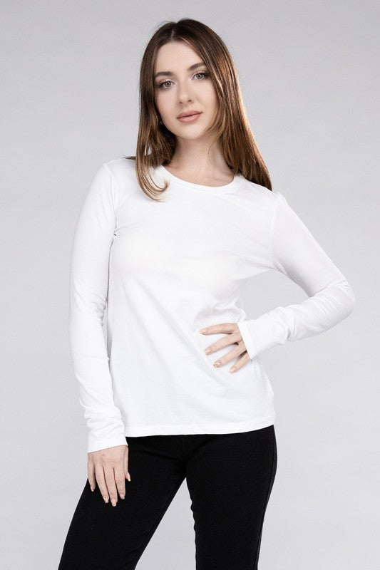 Amber Moon Basics: Long Sleeve Crew